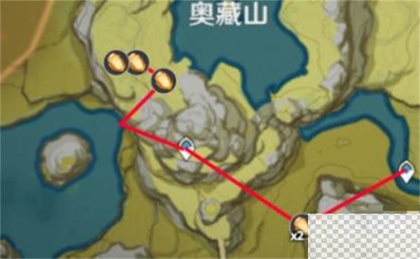 原神4.0石珀最佳采集路线详情图3