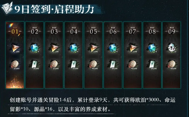 星落公测福利活动大全 星落公测福利活动汇总图2