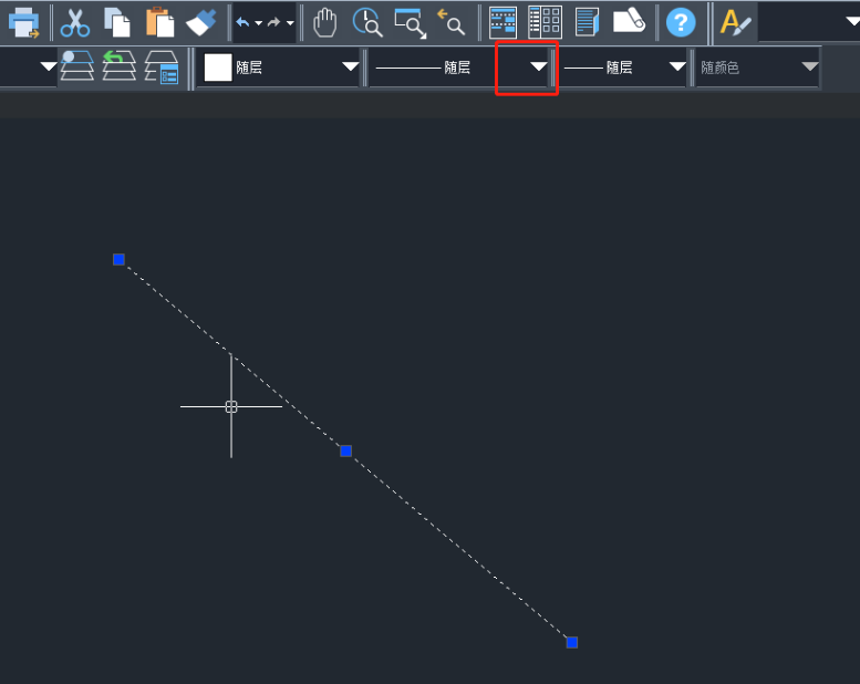 中望cad怎样将直线切换为虚线 中望cad线型管理设置教程分享图3