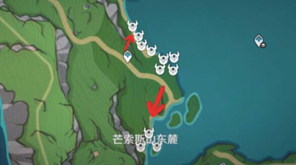 原神原海异种采集路线图是什么 原海异种采集路线图一览图2