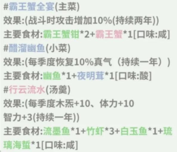 伏魔人偶转生模拟器行云流水怎么做 行云流水食谱配方及效果一览图1