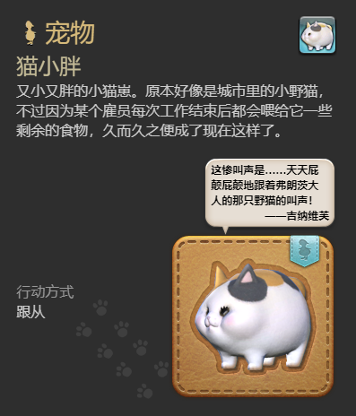 ff14猫小胖宠物获得方法图9