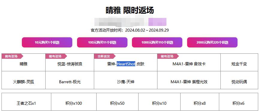 cf2024晴雅抽奖模拟器网址图1